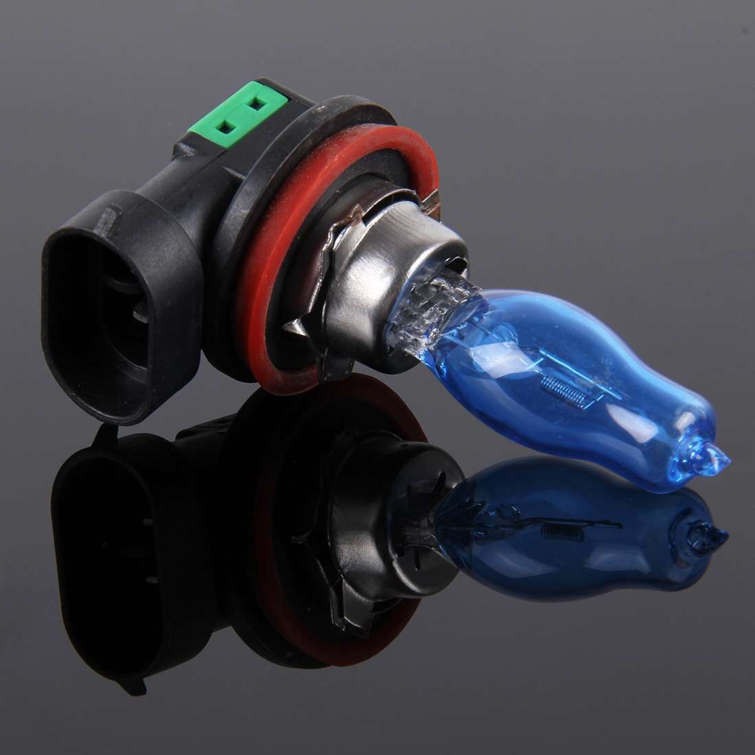 HOD H11 Halogen Bulb, Super White Car Headlight Bulb, 12 V / 100W, 6000K 2400LM (Pair)