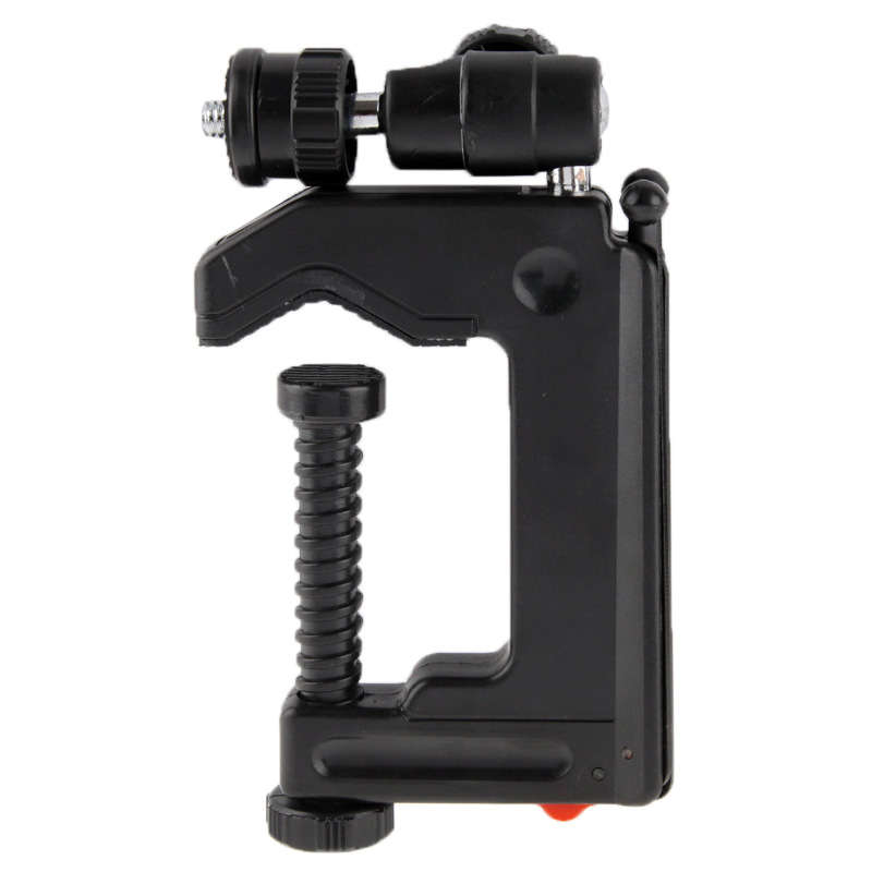 Portable Multi-Function Folding Clamp Tripod for Mini Card Digital Camera(Black)