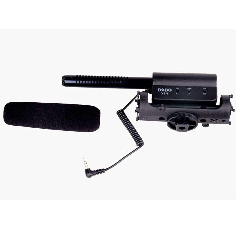 DEBO YS-8 Professional Photography Interview Dedicated Microphone for DSLR & DV Camcorder