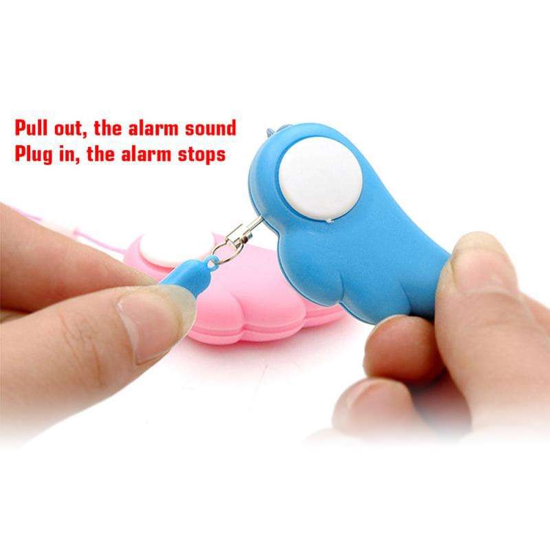 Angel Wing Anti-rape Device Personal Alarm, Self-defense Defend Wolf, Mini Alarm with 90dB Alarm So