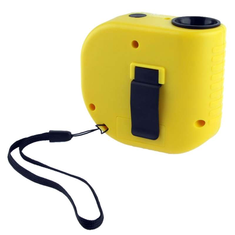 CP-3010 Ultrasonic Distance Measurer with Laser Pointer, Range: 0.5-18m(Yellow)