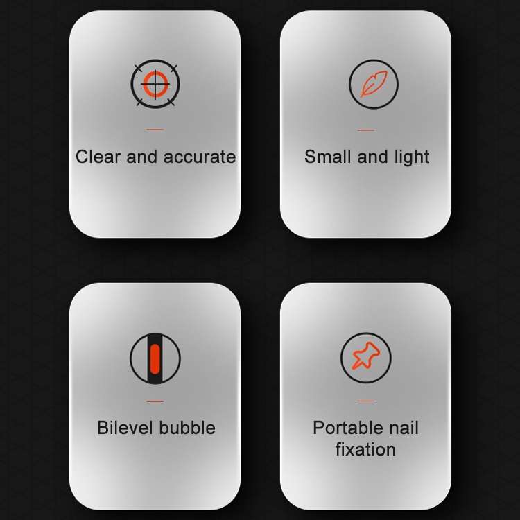 Laser Straight level meter(Orange)