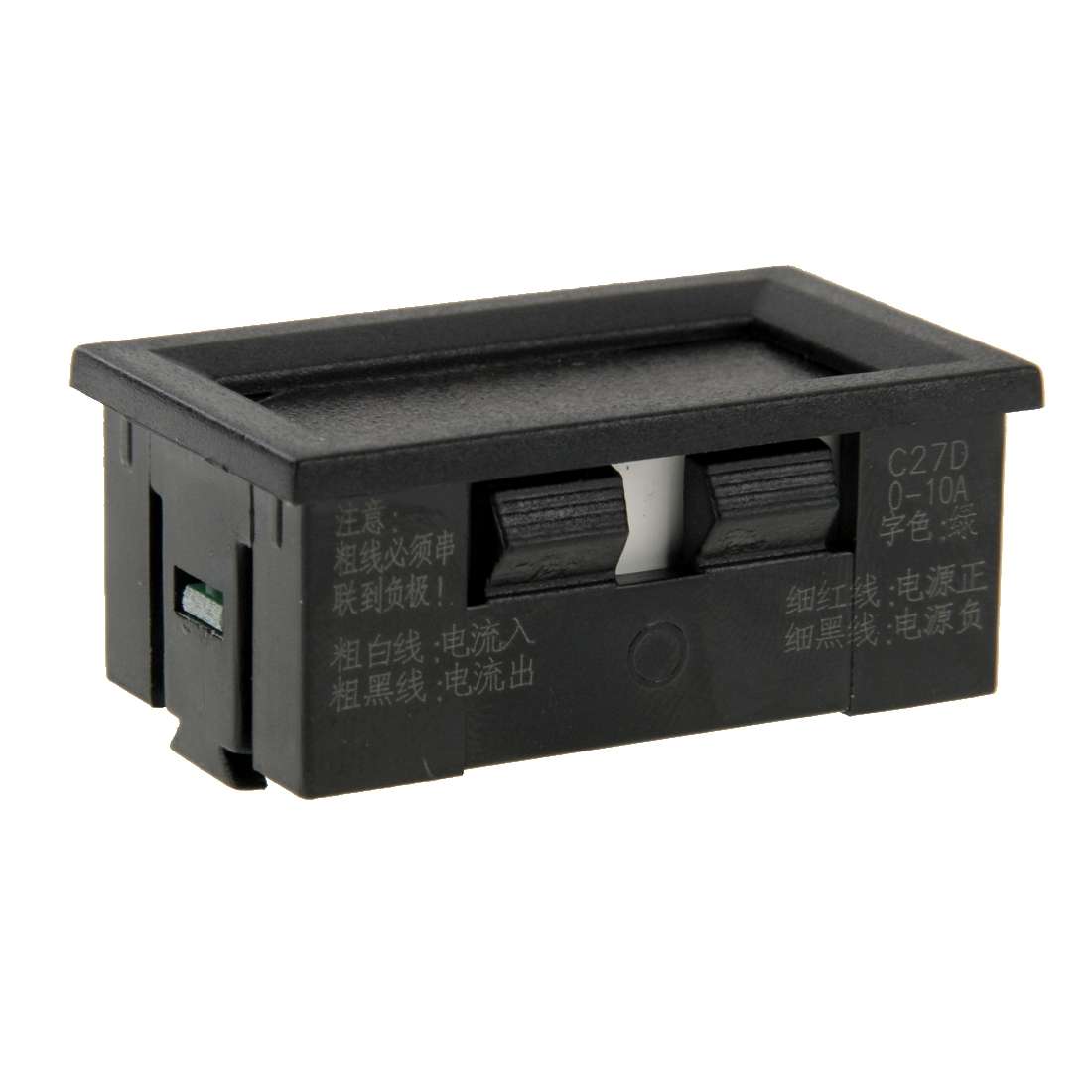 C27D Green Display LED Digital DC 0-10A Current Meter