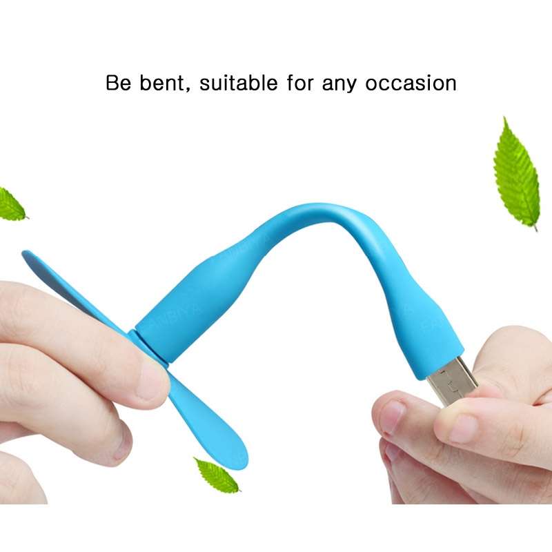 3.5 inch Flexible Micro USB 2.0 Powered 2-Blade Fan