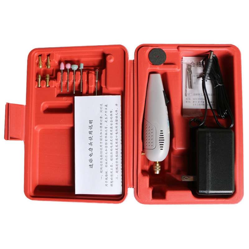 Multi-function Super Mini Electric Drill Set(Red)