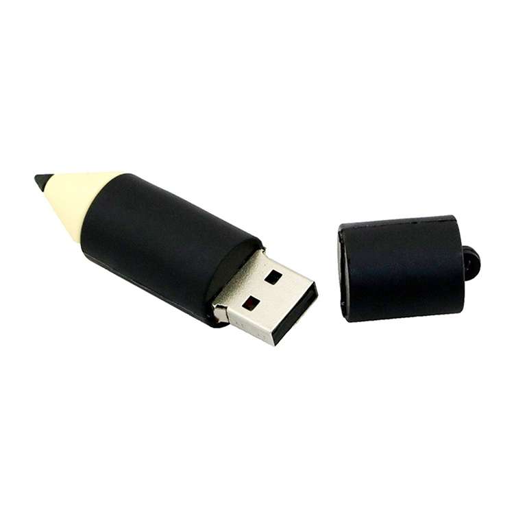 8GB Pencil Shape USB Flash Disk(Black)