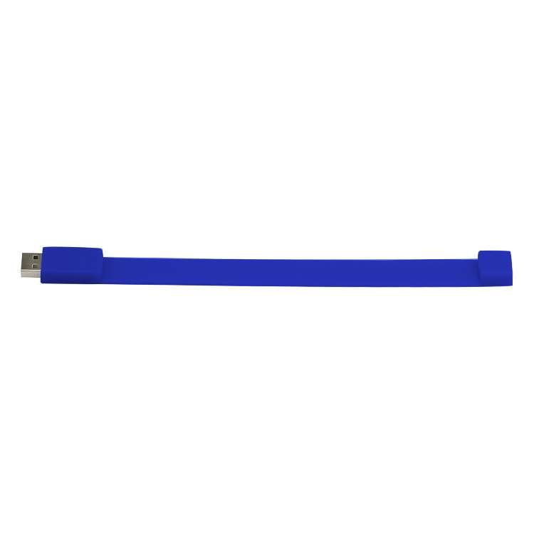 2GB Silicon Bracelets USB 2.0 Flash Disk(Dark Blue)