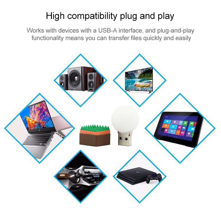 8GB Golf Style USB Flash Disk