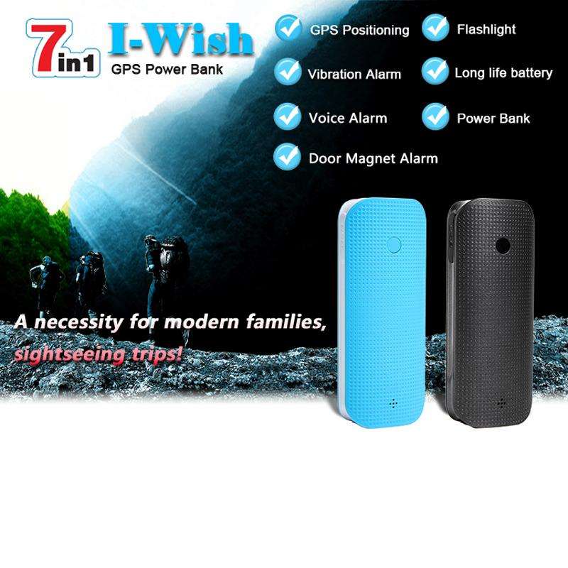 REACHFAR RF-V20 7 in 1 Multifunctional GPS Tracker (Black)