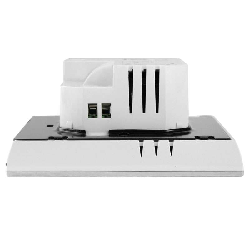 Electric Floor Heating System LCD Display Programmable Room Thermostat(Black)