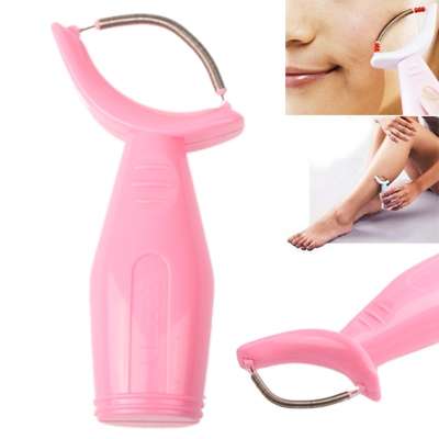 Plastic Face Roller Hair Removal Spring Facial Handheld Threading Beauty Epilator Tool