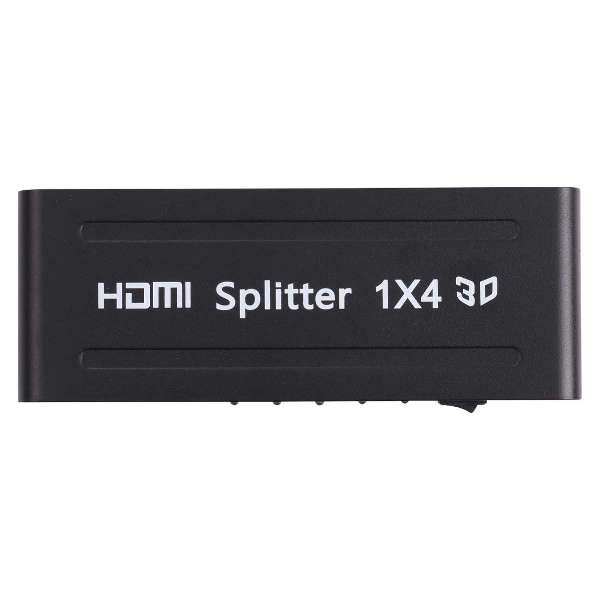 1080P 1x4 HDMI Splitter, 1.4 Version, EU Plug(Black)