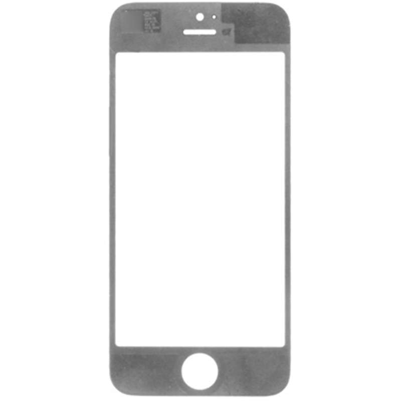 Front Screen Outer Glass Lens for iPhone 5 & 5S(Black)