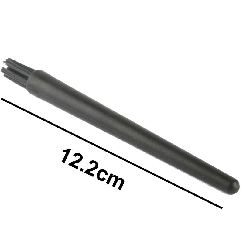 Electronic Component 7 Beam Round Handle Antistatic Cleaning Brush, Length: 12.2cm(Black)
