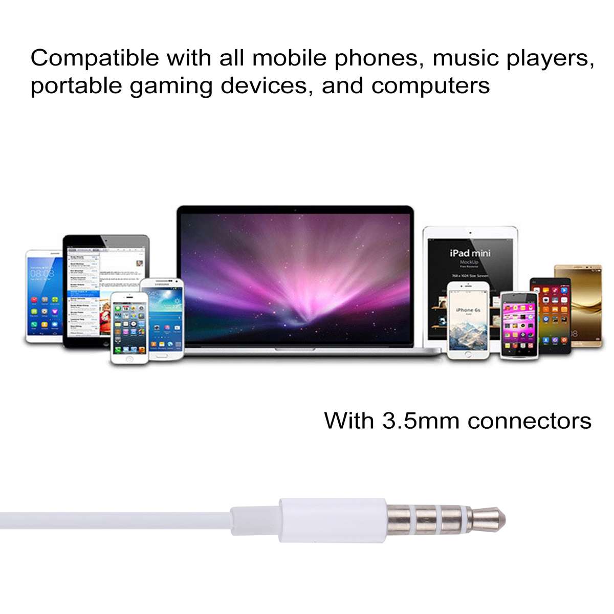 EarPods Wired Headphones Earbuds with Wired Control & Mic(Green)