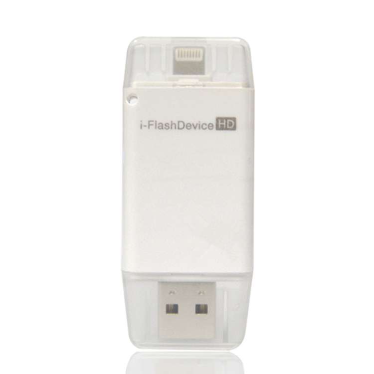 32GB i-Flash Driver HD U Disk USB Drive Memory Stick for iPhone / iPad / iPod touch(White)