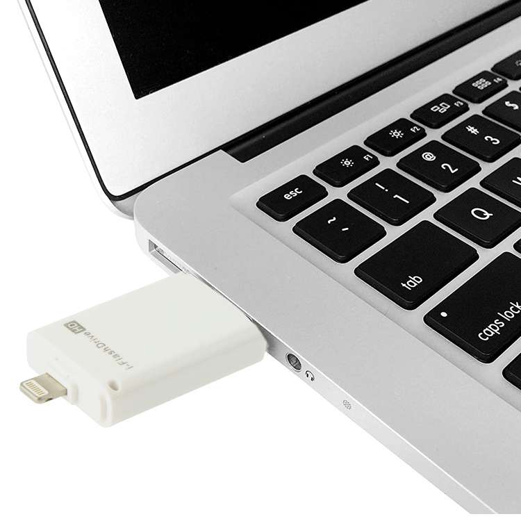 32GB i-Flash Driver HD U Disk USB Drive Memory Stick for iPhone / iPad / iPod touch(White)