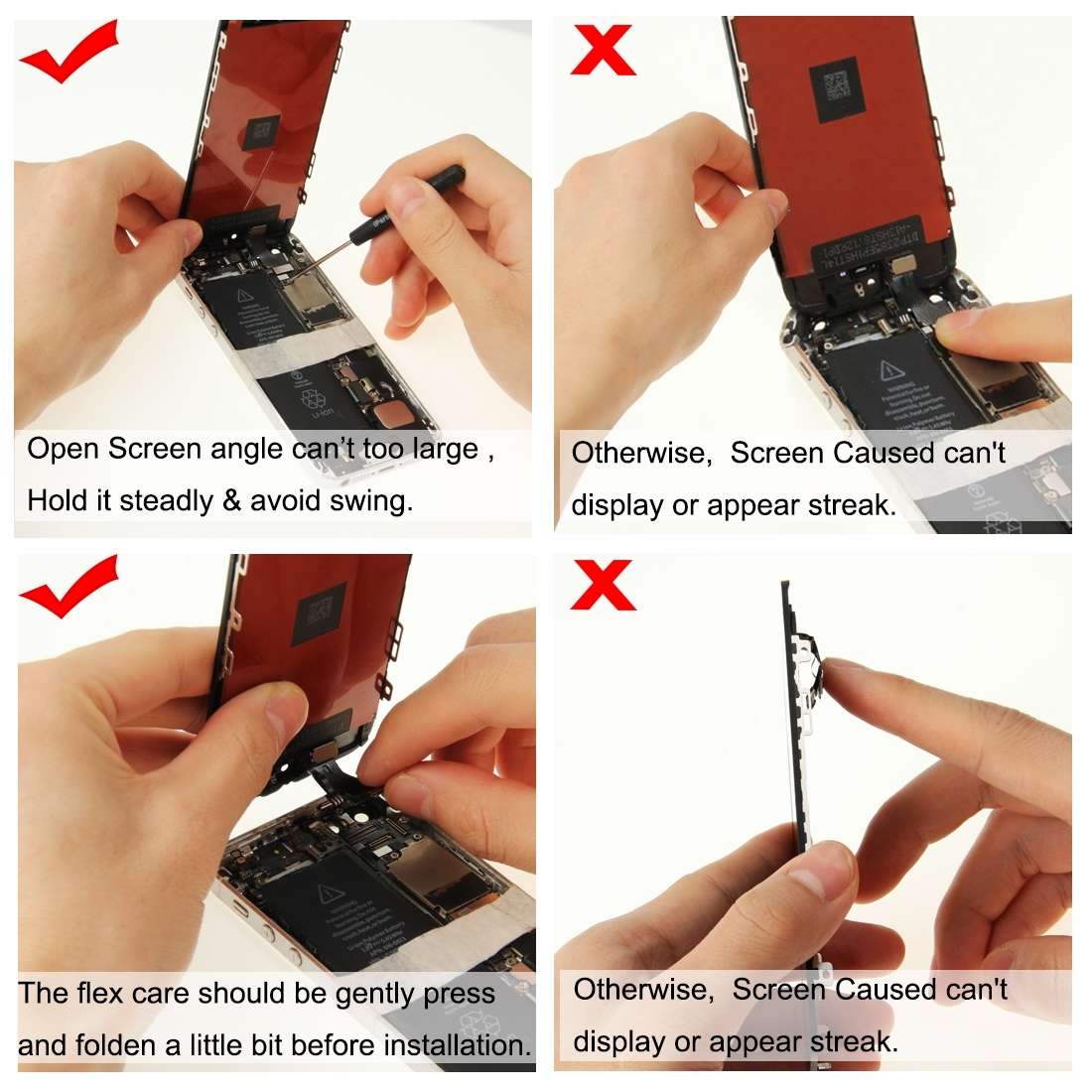 TFT LCD Screen with Frame for iPhone 6 Plus (Black)