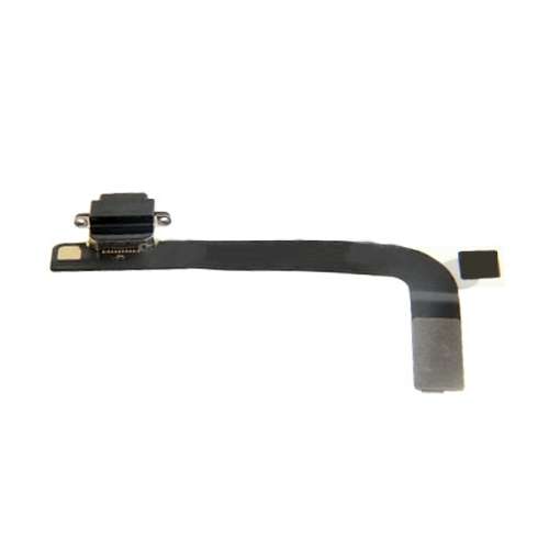 Tail Connector Charger Flex Cable for iPad 4(Black)