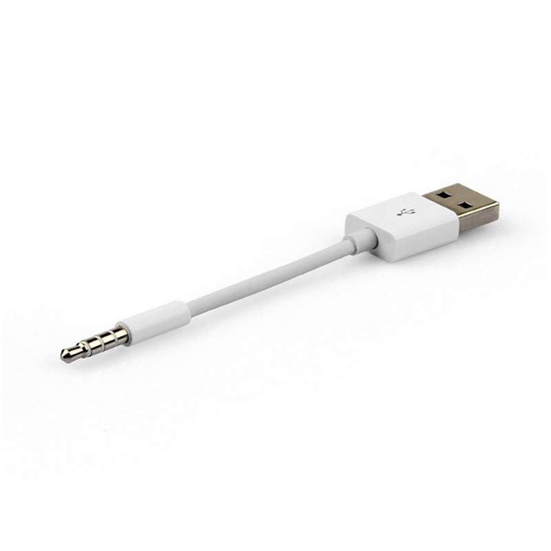 JW-SM1 USB to 3.5mm Jack Data Sync & Charge Cable for iPod shuffle 1st /2nd /3rd /4th ... (White)