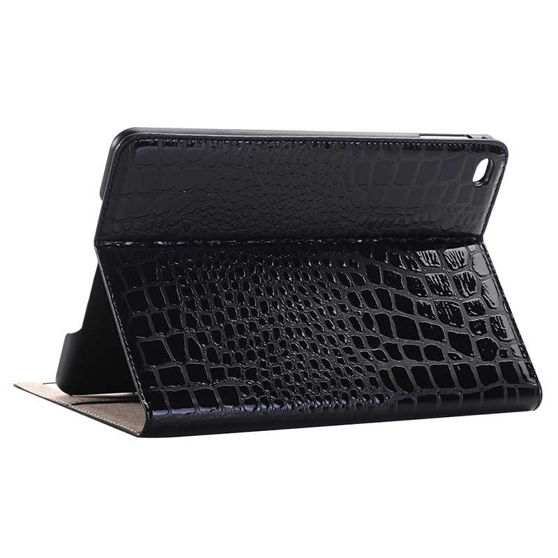 Crocodile Texture Horizontal Flip Leather Case with Holder & Card Slots & Wallet for i ... (Black)