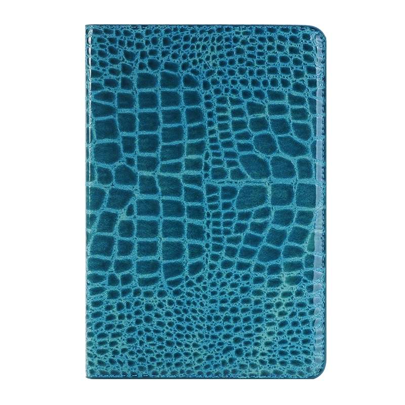 Crocodile Texture Horizontal Flip Leather Case with Holder & Card Slots & Wallet f ... (Dark Blue)