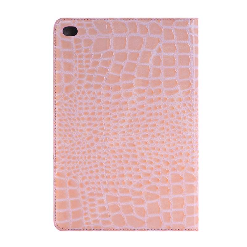 Crocodile Texture Horizontal Flip Leather Case with Holder & Card Slots & Wallet for iP ... (Pink)