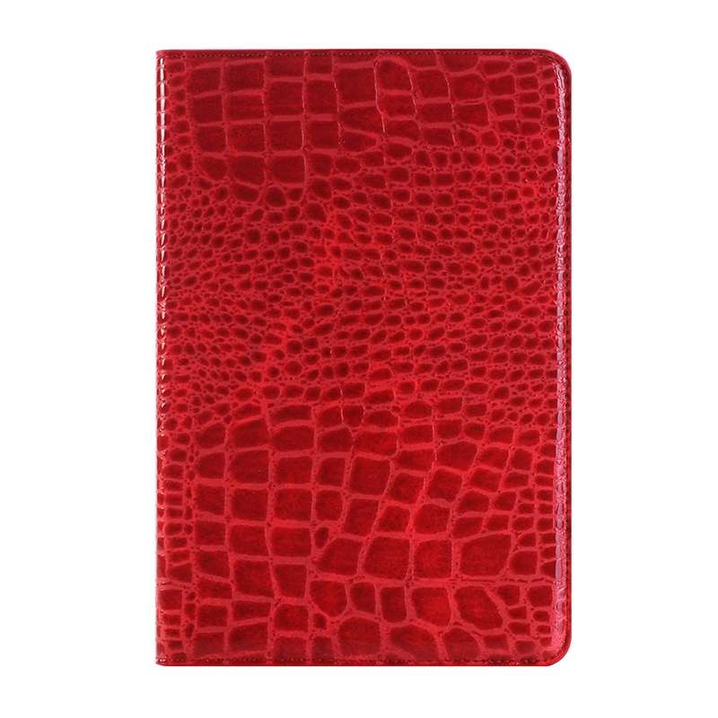 Crocodile Texture Horizontal Flip Leather Case with Holder & Card Slots & Wallet for iPa ... (Red)