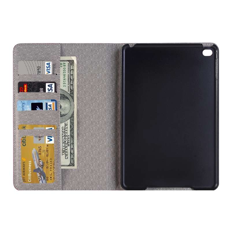 Crocodile Texture Horizontal Flip Leather Case with Holder & Card Slots & Wallet for iPa ... (Red)