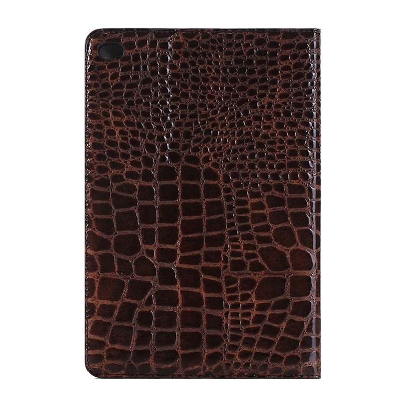 Crocodile Texture Horizontal Flip Leather Case with Holder & Card Slots & Wallet for i ... (Brown)
