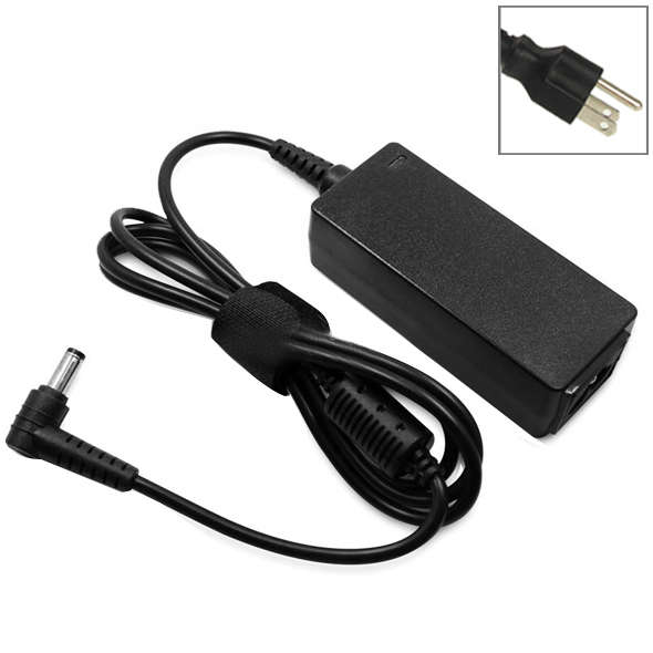 EU Plug AC Adapter 20V 2A 40W for Lenovo Notebook, Output Tips: 5.5x2.5mm
