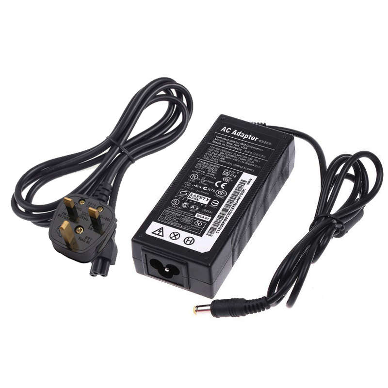 EU Plug AC Adapter 19V 4.74A 90W for Lenovo Notebook, Output Tips: 5.5 x 2.5mm