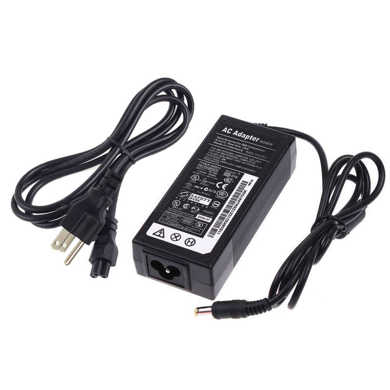 EU Plug AC Adapter 19V 3.42A 65W for Lenovo Notebook, Output Tips: 5.5 x 2.5mm