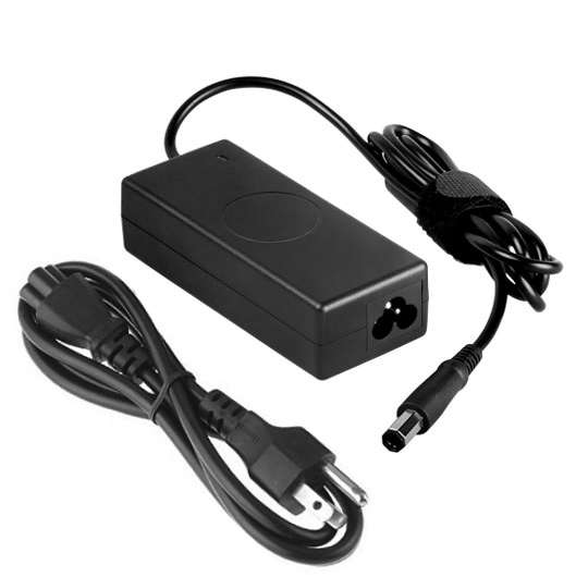 EU Plug AC Adapter 19.5V 3.34A 65W for Dell Notebook, Output Tips: 7.4x5.0mm