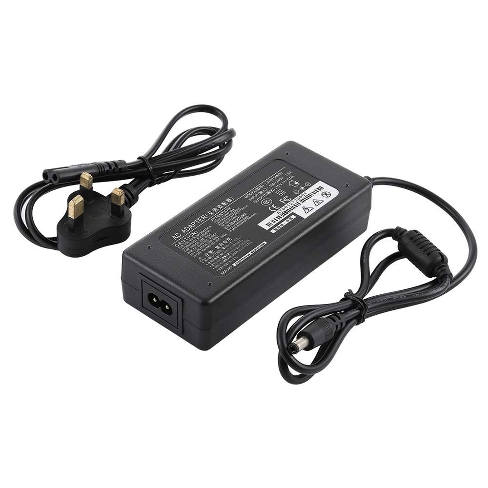12V 5A 60W AC Power Supply Unit with 5.5mm DC Plug for LCD Monitors Cord, Output Tips: 5.5x2.5mm(Bla
