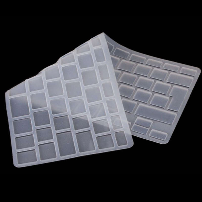 10 PCS Silicone Soft European-style English Keyboard Protector Cover Skin for MacBook ... (White)