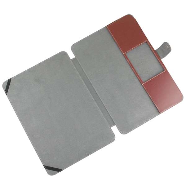 Notebook Leather Case with Snap Fastener for 13.3 inch MacBook Pro(Brown)