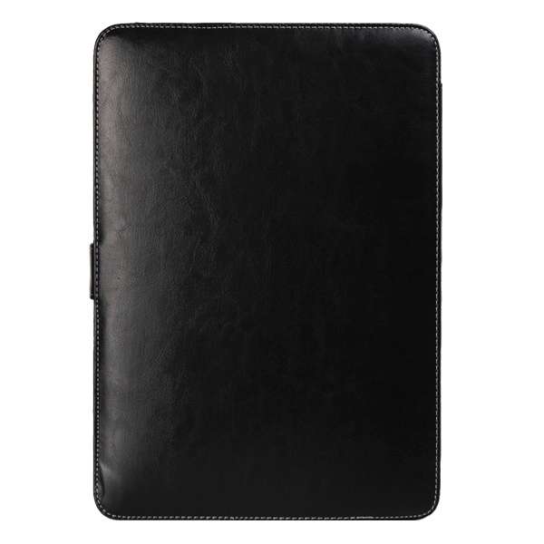 Notebook Leather Case with Snap Fastener for 15.4 inch MacBook Pro Retina(Black)