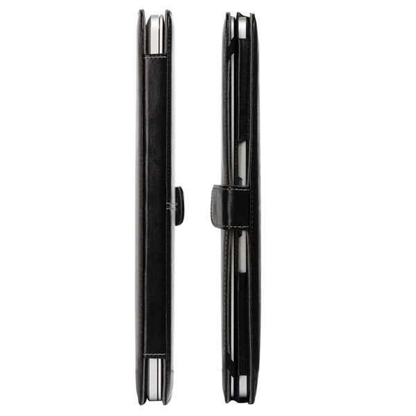 Notebook Leather Case with Snap Fastener for 15.4 inch MacBook Pro Retina(Black)