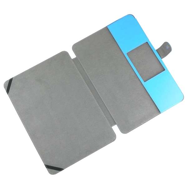 Notebook Leather Case with Snap Fastener for 15.4 inch MacBook Pro Retina(Blue)