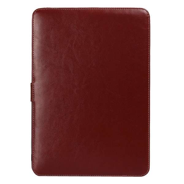 Notebook Leather Case with Snap Fastener for 15.4 inch MacBook Pro Retina(Brown)