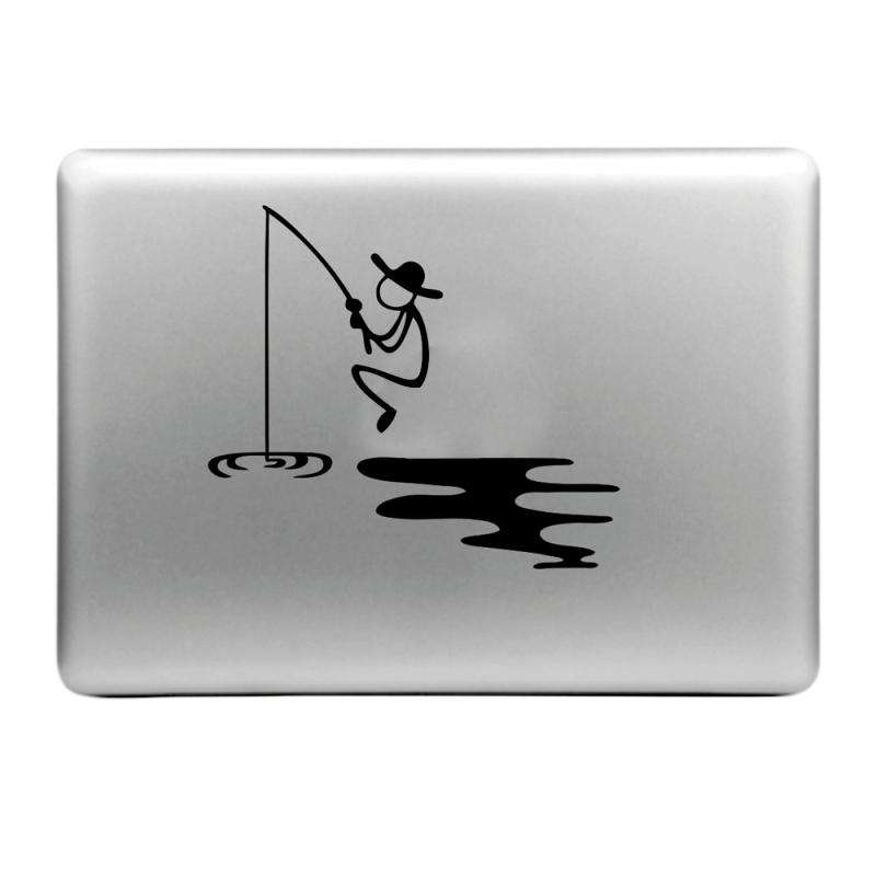 Hat-Prince Fishing Pattern Removable Decorative Skin Sticker for MacBook Air / Pro / Pro with Reti