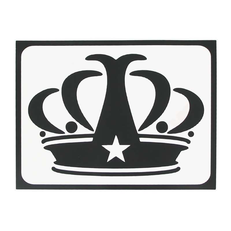 Hat-Prince Crown Pattern Removable Decorative Skin Sticker for MacBook Air / Pro / Pro with Retina