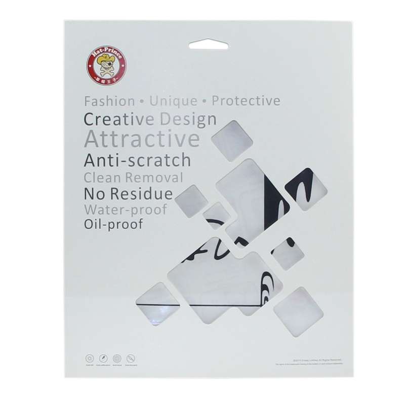 Hat-Prince Smashing Apple Pattern Removable Decorative Skin Sticker for MacBook Air / Pro / Pro wi