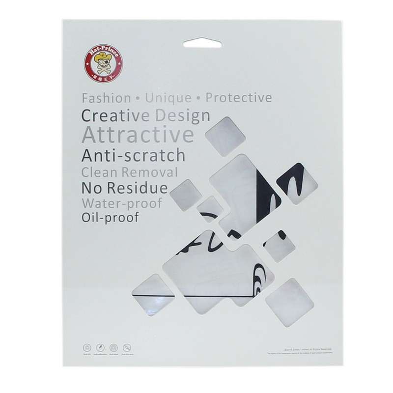 Hat-Prince Cat and Fishbowl Pattern Removable Decorative Skin Sticker for MacBook Air / Pro / Pro