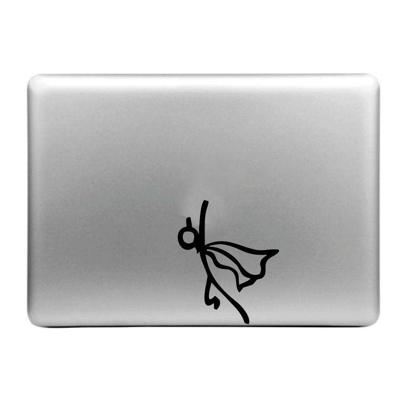 Hat-Prince Holding the Apple Flying Pattern Removable Decorative Skin Sticker for MacBook Air / Pr