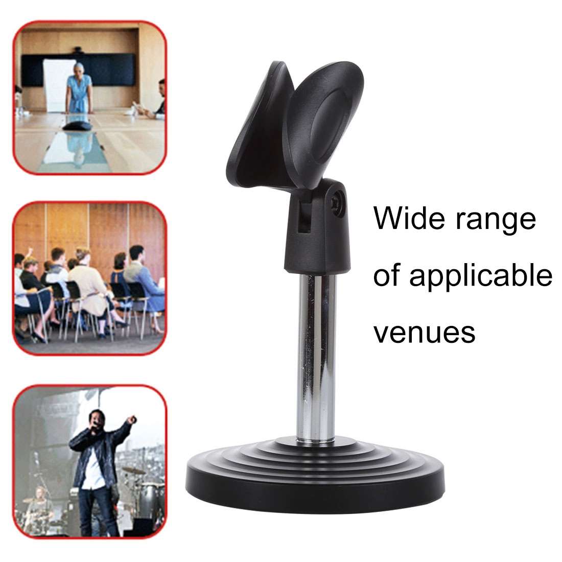 Microphone Desk Stand, Height: 12.5cm