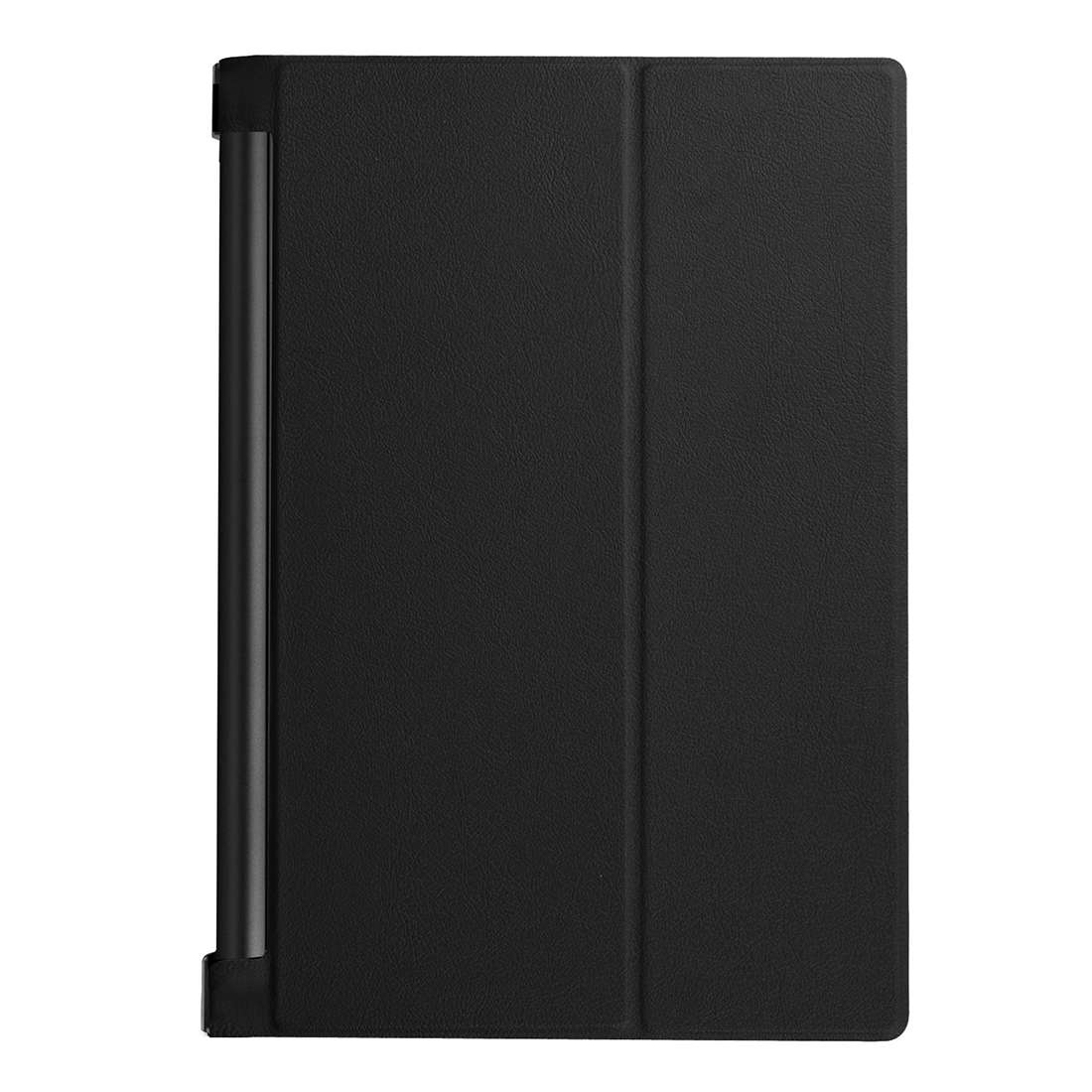 Custer Texture Horizontal Flip Solid Color Leather Case with Three-folding Holder for ... (Black)