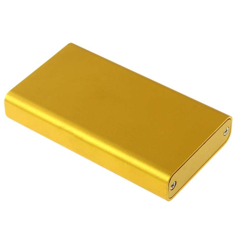 6gb/s mSATA Solid State Disk SSD to USB 3.0 Hard Disk Case(Gold)