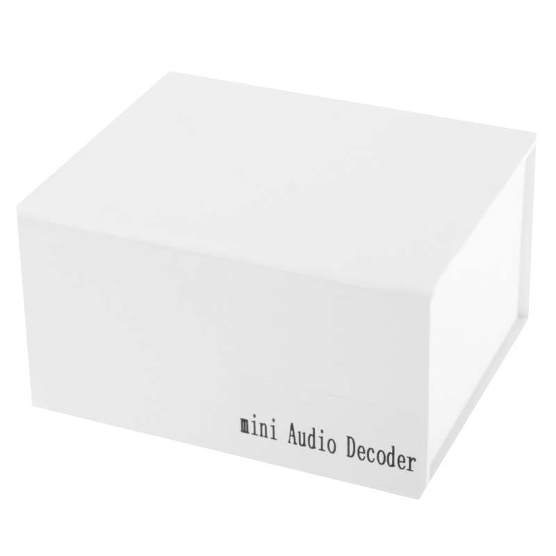 Digital to Analog Audio Converter / Mini Audio Decoder, Size: 72 x 55 x 20mm(White)